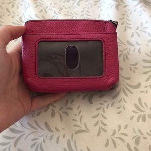 Pink and purple wallet